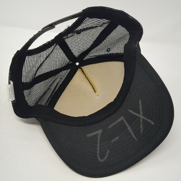 Billabong Snapback Trucker Hat Black One Size Adjustable Breathable Mesh Back - Picture 7 of 9